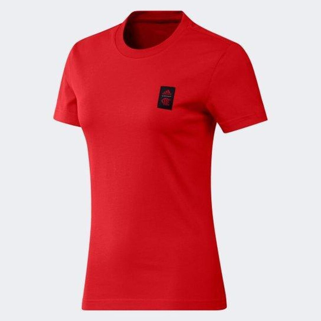 Camiseta Estampada CR Flamengo - adidas HA5386