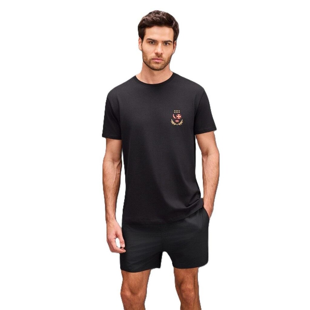 Camiseta Estampada Escudo Cruz Malta Reserva