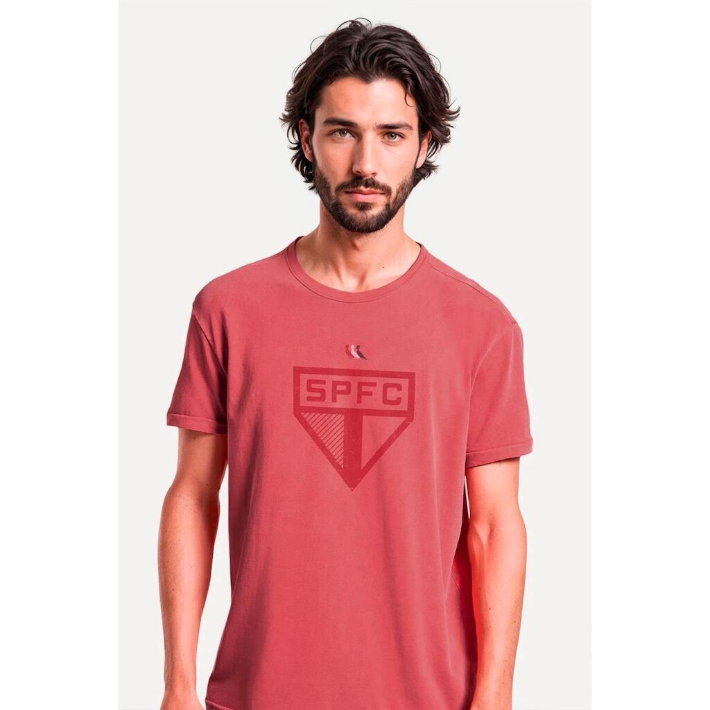Camiseta Estampada Escudo Tripp São Paulo Reserva