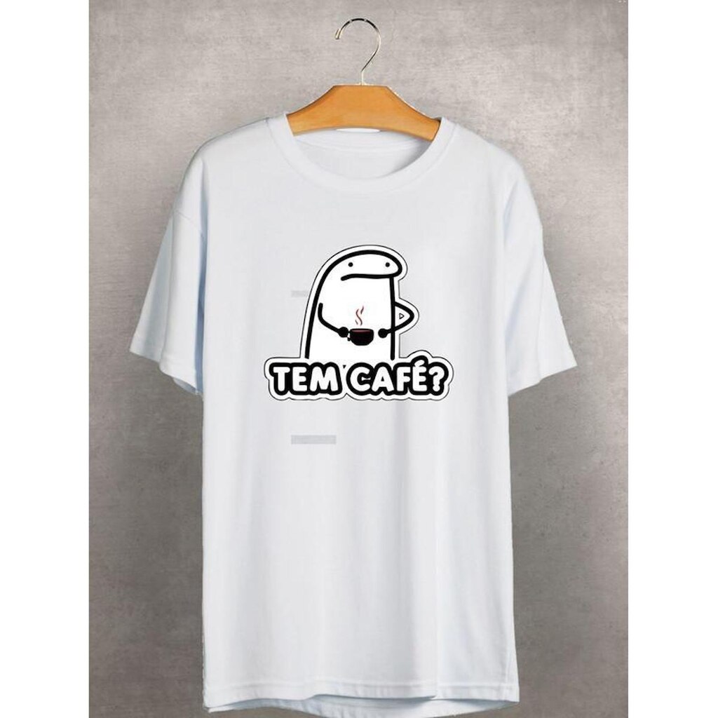 Camiseta Estampada Frente Tem Café