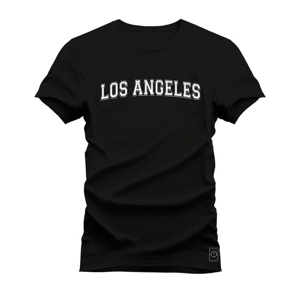 Camiseta Estampada Premium Algodão Los Angeles Scrit Menor preço em Camiseta Estampada Premium Algodão Los Angeles Scrit