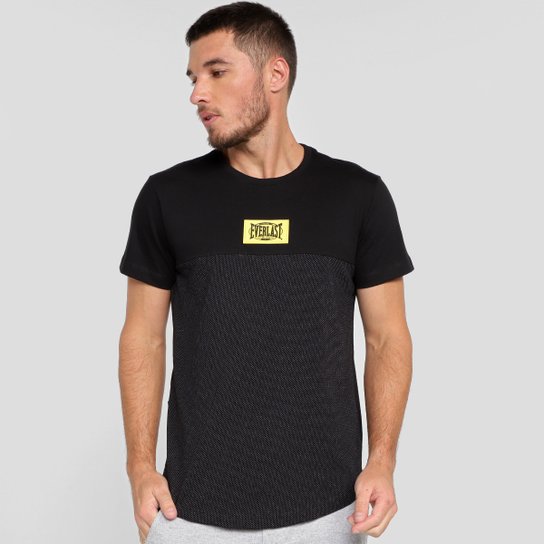 Camiseta Everlast Barra Swag Masculina - Preto Menor preço em Camiseta Everlast Barra Swag Masculina - Preto