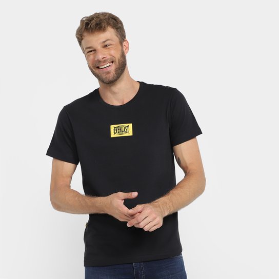 Camiseta Everlast Patch Masculina - Preto é ruim? Camiseta Everlast Patch Masculina - Preto é boa?