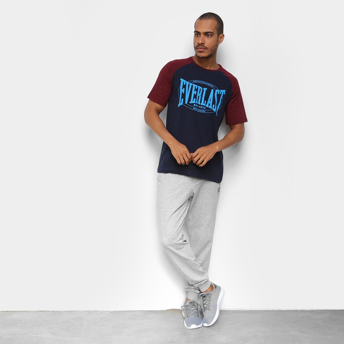 Camiseta Everlast Raglan Estampada Masculina - 3