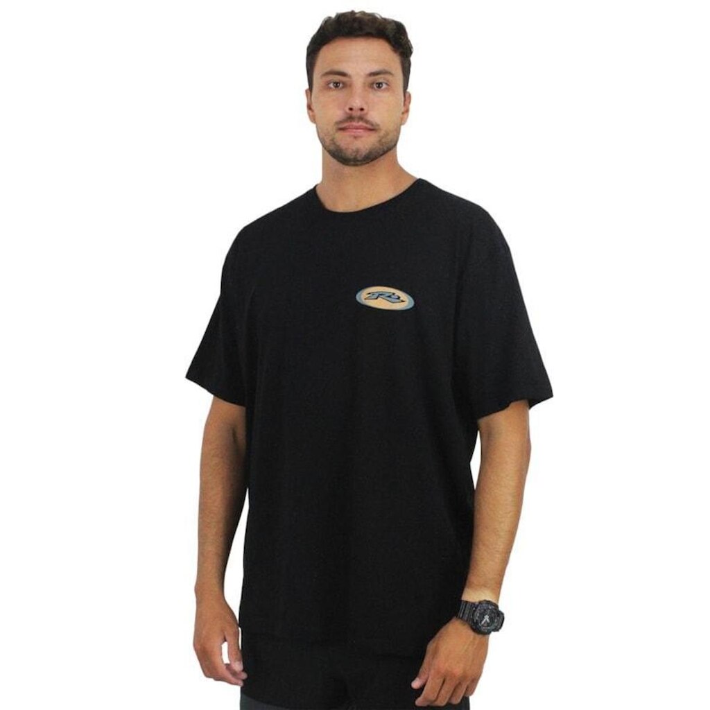 Camiseta Extra Grande Rusty Iri Eye Black