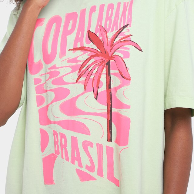 Camiseta Farm Ampla Copabrasil Feminina