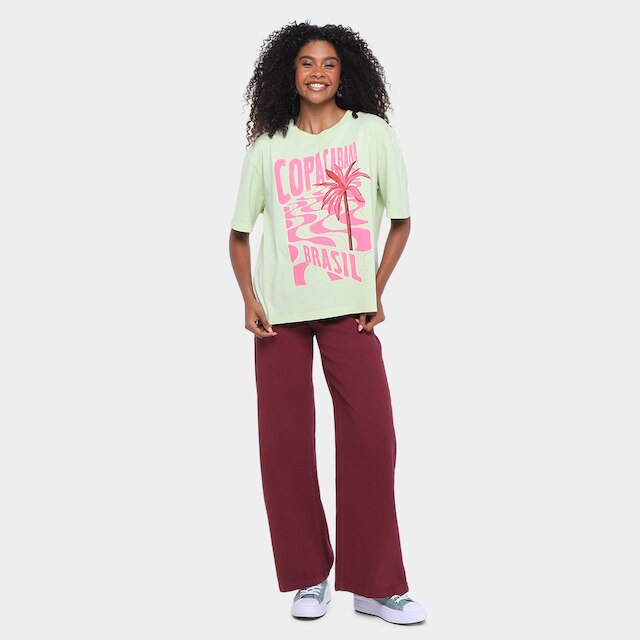 Camiseta Farm Ampla Copabrasil Feminina