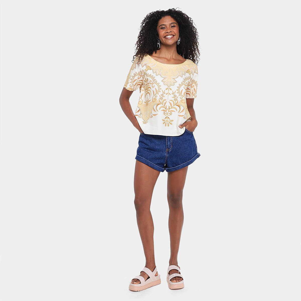 Camiseta Farm Paisagem Tropical Feminina - 3