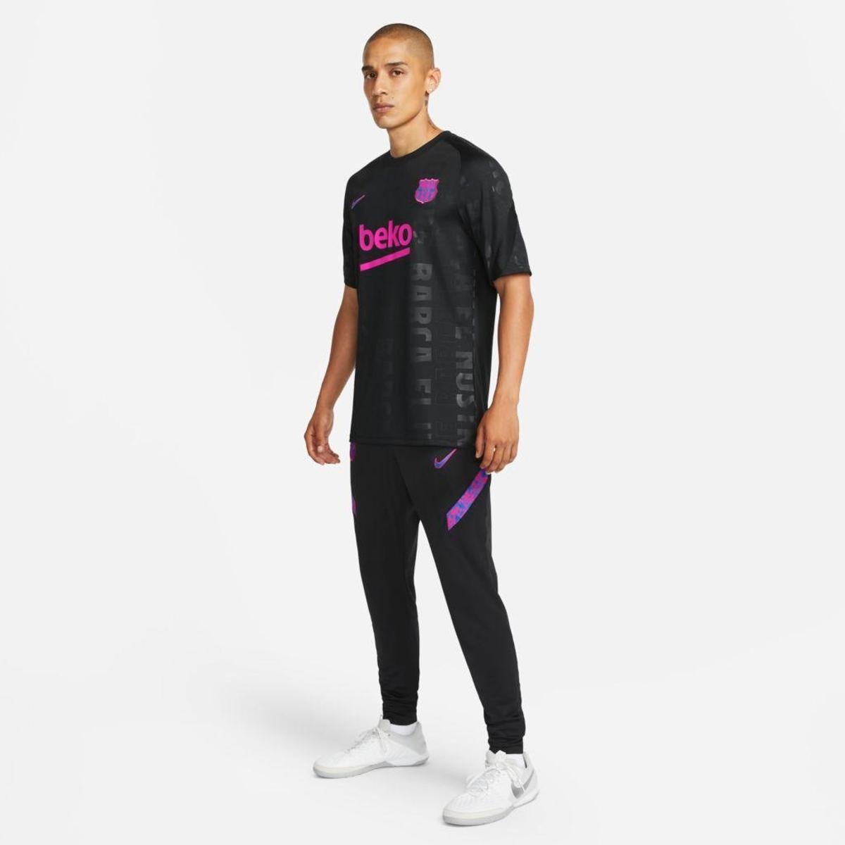 Camiseta FC Barcelona Masculina - Preto | Netshoes