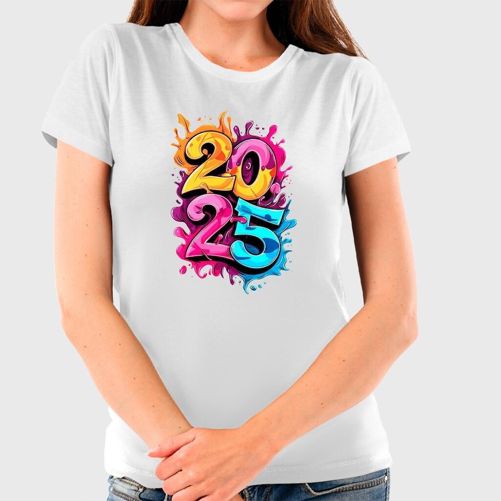 Camiseta Feminina Algodão 2025 Premium