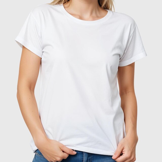 Camiseta Feminina Algodão Básica Lisa Benellys - Branco | Netshoes