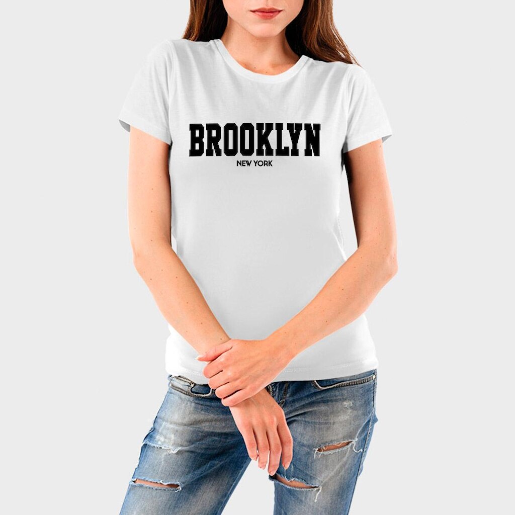 Camiseta Feminina Algodão Brooklyn Premium