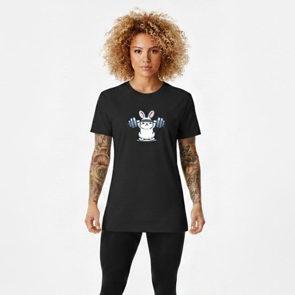 Camiseta Feminina Algodão Premium COELHO Treino