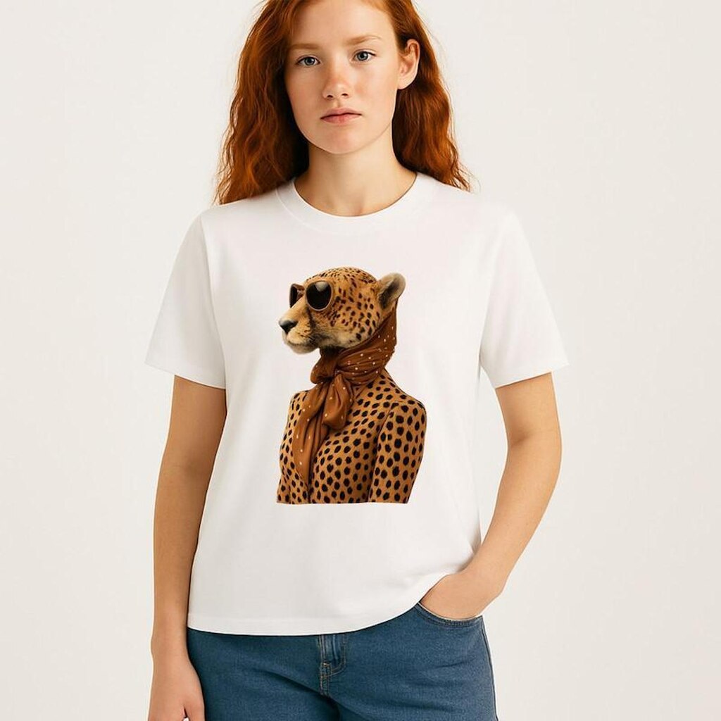 Camiseta Feminina Algodão Premium ONÇA