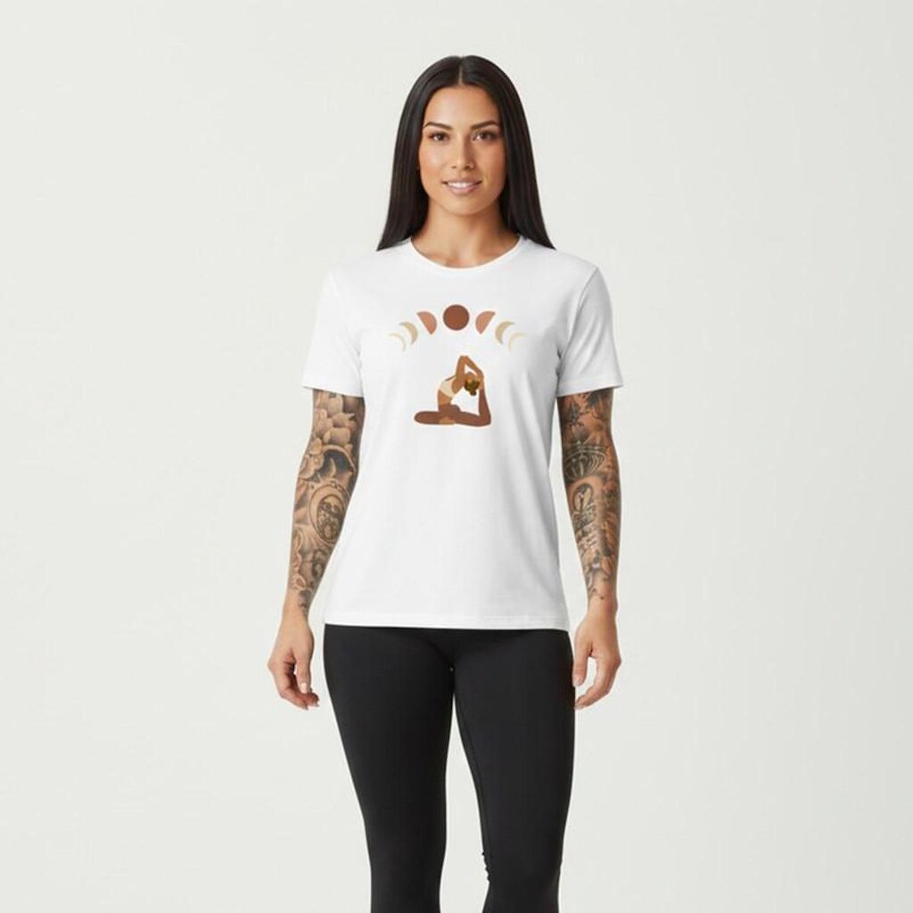 Camiseta Feminina Algodão Premium PILATES LUAS Treino