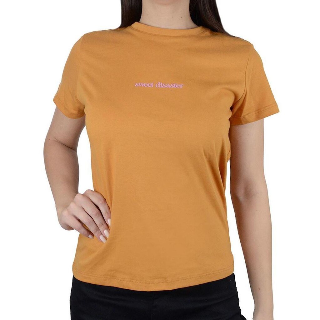 Camiseta Feminina Babicat Sweet Amarelo - B2830