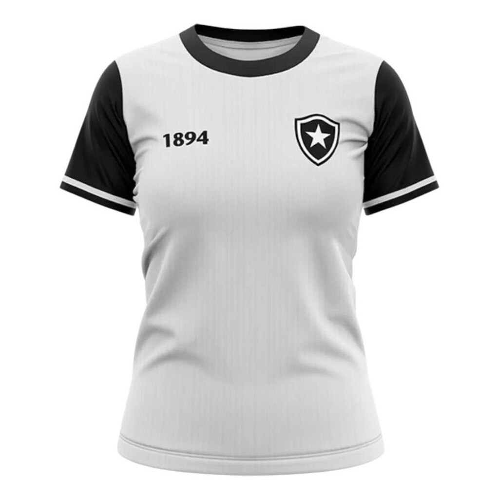 Camiseta Feminina Botafogo Trofeu Dry 1894 Bfr Licenciado