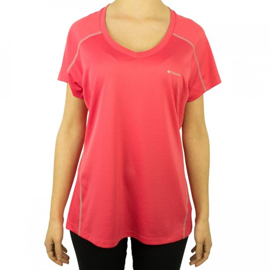 Camiseta Feminina Columbia Zero Rules Al6914 - Rosa