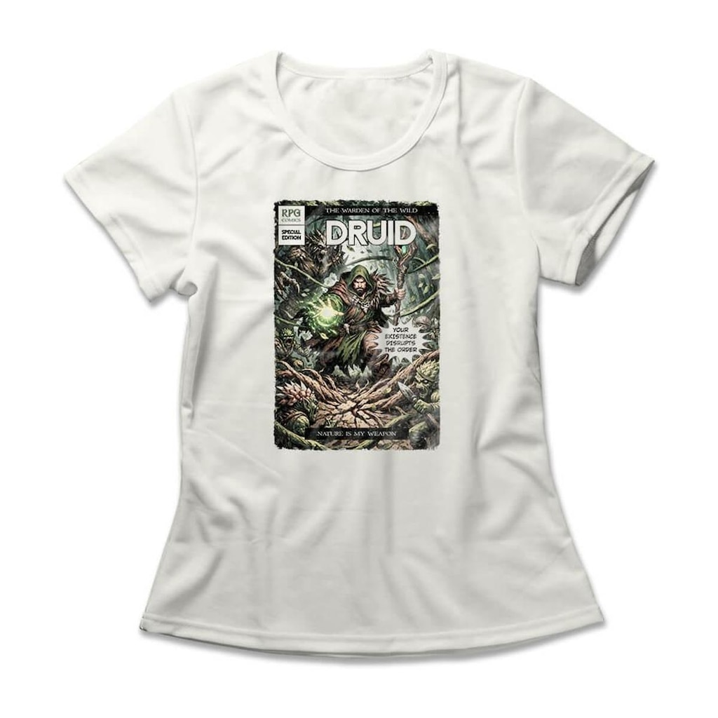 Camiseta Feminina Druid Comics