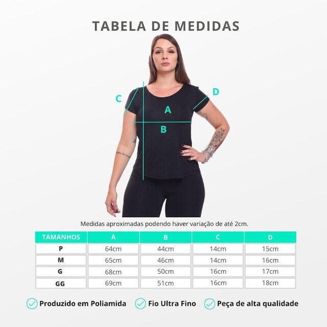 Camiseta Feminina Dry Manga Curta Baby Look Tshirt Básica Lisa Academia Treino Esporte