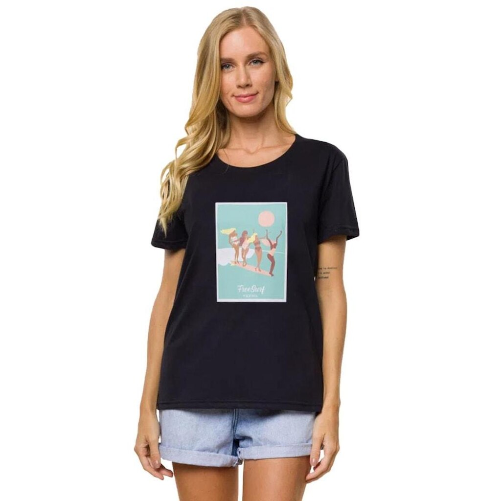 Camiseta Feminina Freesurf Elles