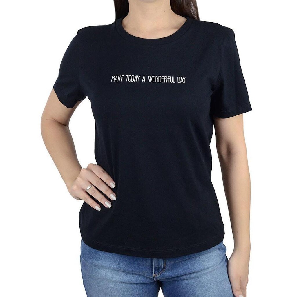 Camiseta Feminina Gatos e Atos MC Preta - G2405