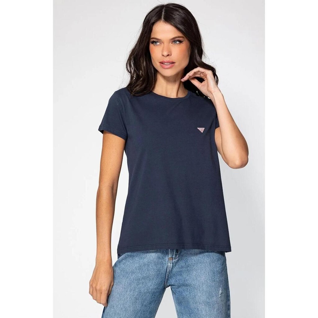 Camiseta Feminina Guess Básica Premium
