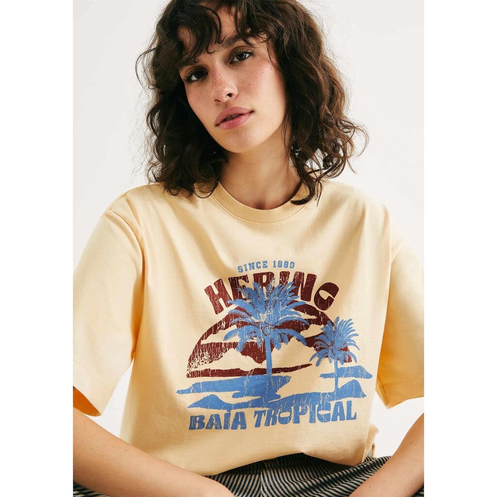Camiseta Feminina Manga Curta Oversized