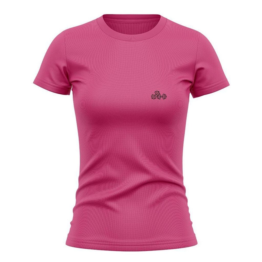 Camiseta Feminina Manga Curta Proteção Solar UV Estampada 2 Pesos