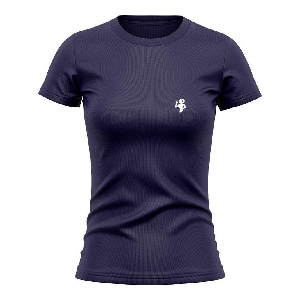 Camiseta Feminina Manga Curta Proteção Solar UV Estampada Mulher Malhando