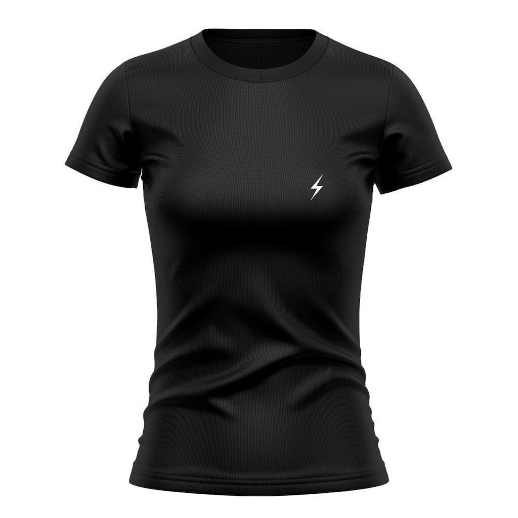 Camiseta Feminina Manga Curta Proteção Solar UV Estampada Raio
