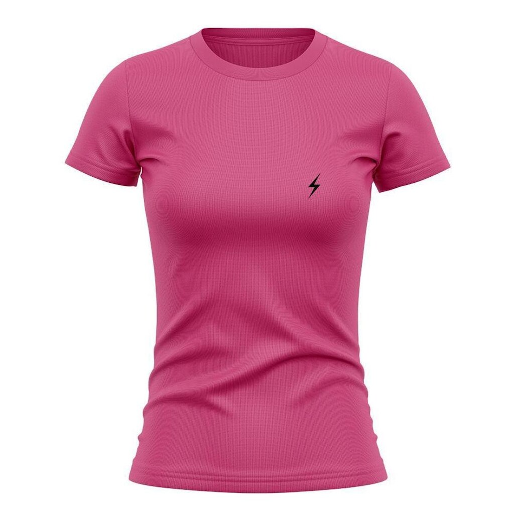 Camiseta Feminina Manga Curta Proteção Solar UV Estampada Raio
