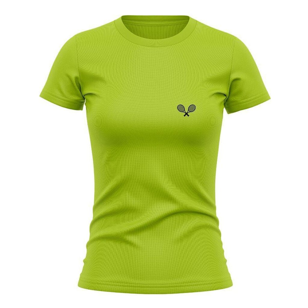 Camiseta Feminina Manga Curta Proteção Solar UV Estampada Raquete