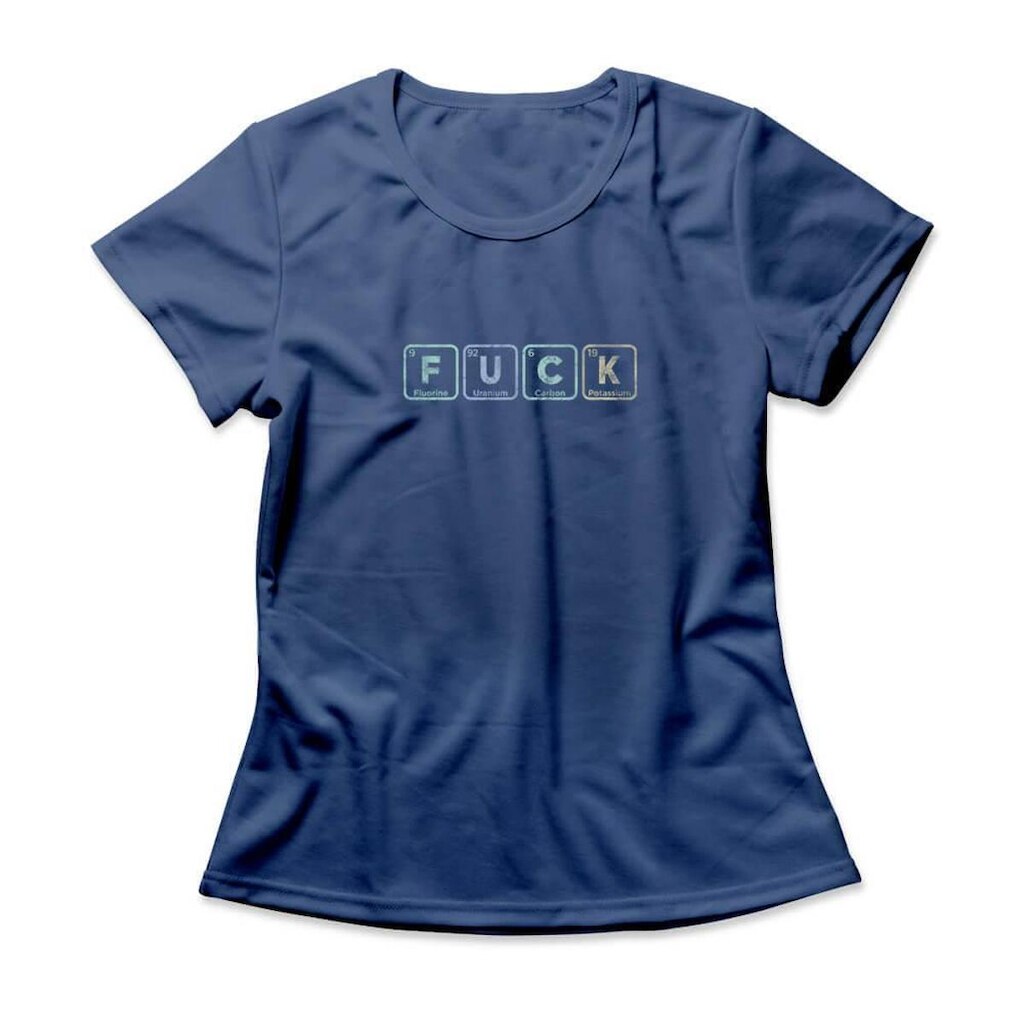 Camiseta Feminina Mensagem Química