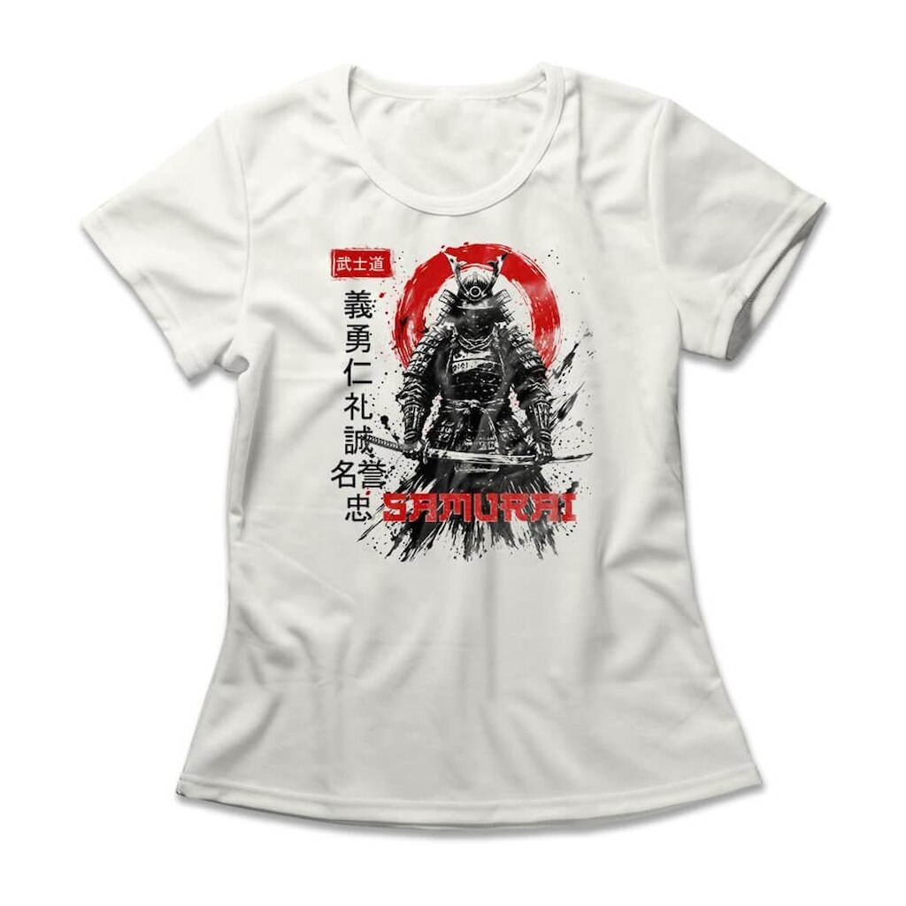 Camiseta Feminina Samurai Bushido