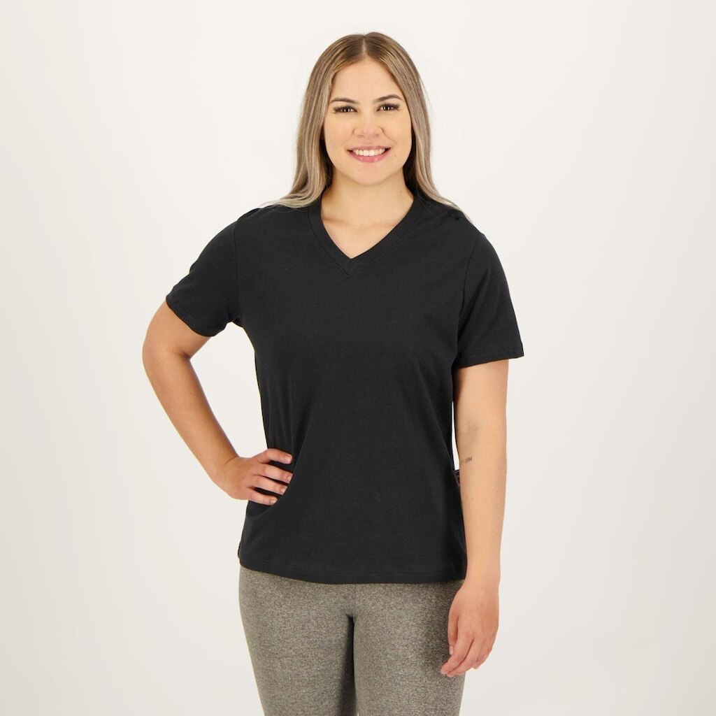 Camiseta Fila Basic Feminina Preta
