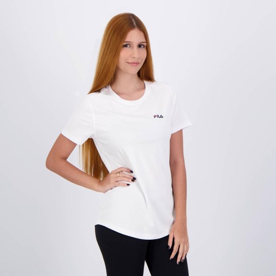 Camiseta Fila Basic Sports Polygin Feminina  White