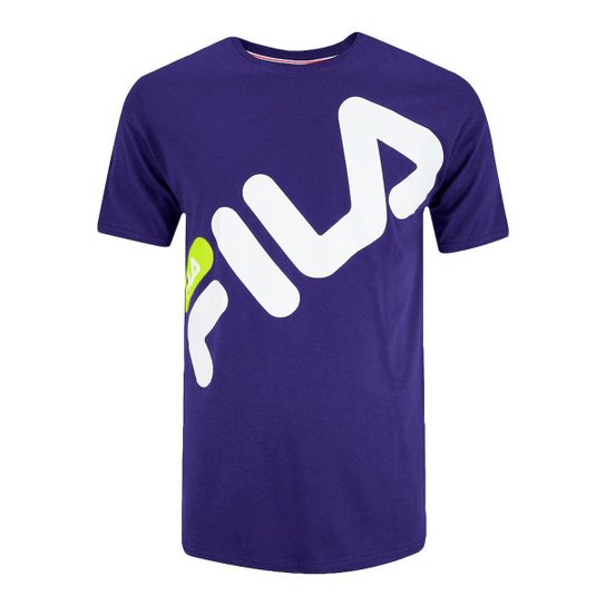 Camiseta Fila Big Letter Masculina - Roxo é ruim? Camiseta Fila Big Letter Masculina - Roxo é boa?