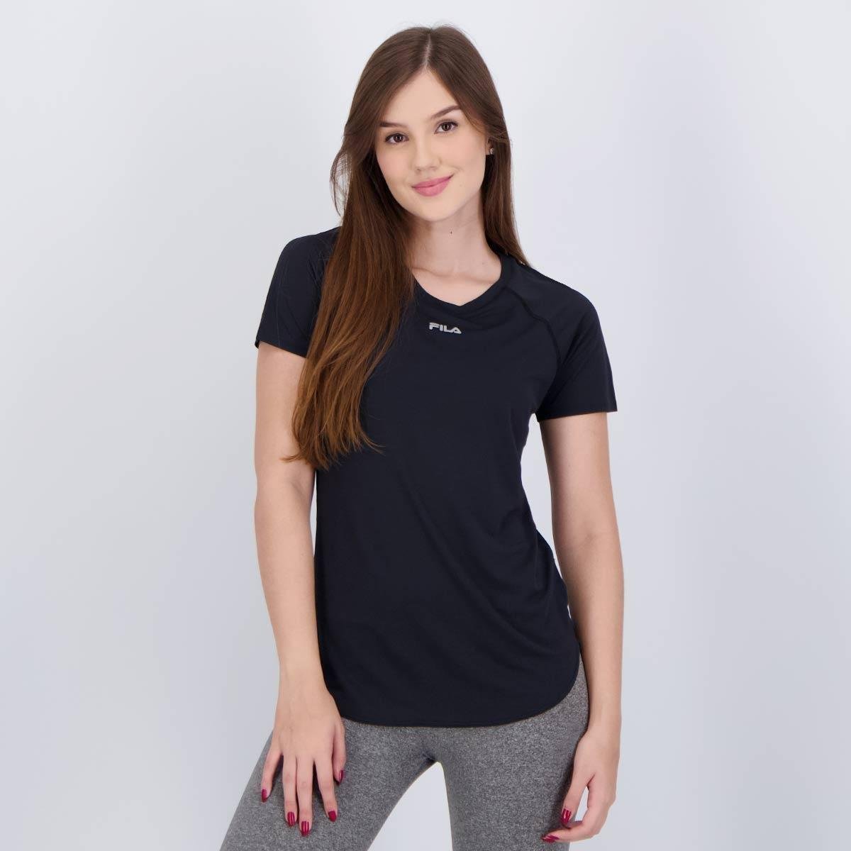 Camisetas Femininas Fila Fitness e Musculação Netshoes