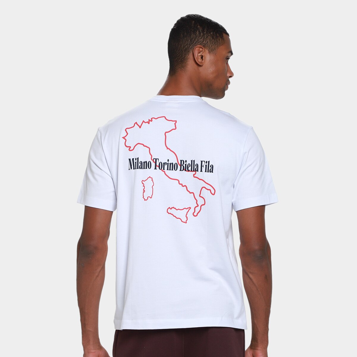 Camiseta Fila Comfort Itália Graphic Masculina - 1