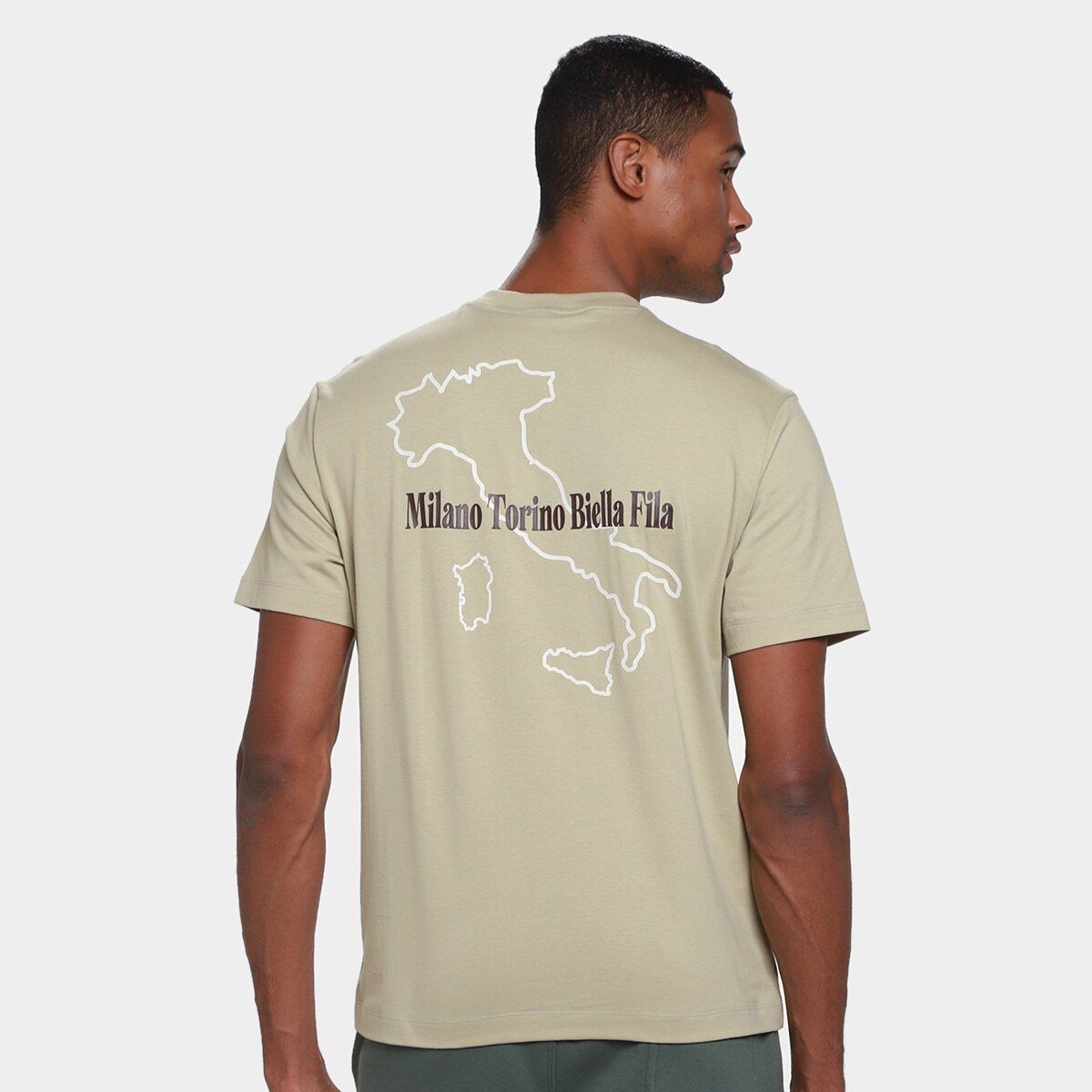 Camiseta Fila Comfort Itália Graphic Masculina - 1
