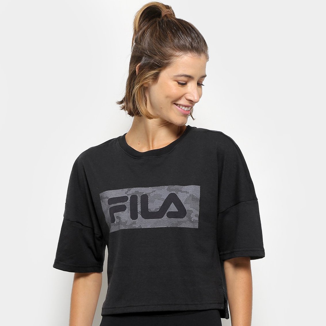 camiseta fila netshoes