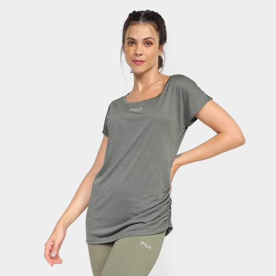 Camiseta Fila Drapped II Feminina - Verde+Mescla é ruim? Camiseta Fila Drapped II Feminina - Verde+Mescla é boa?