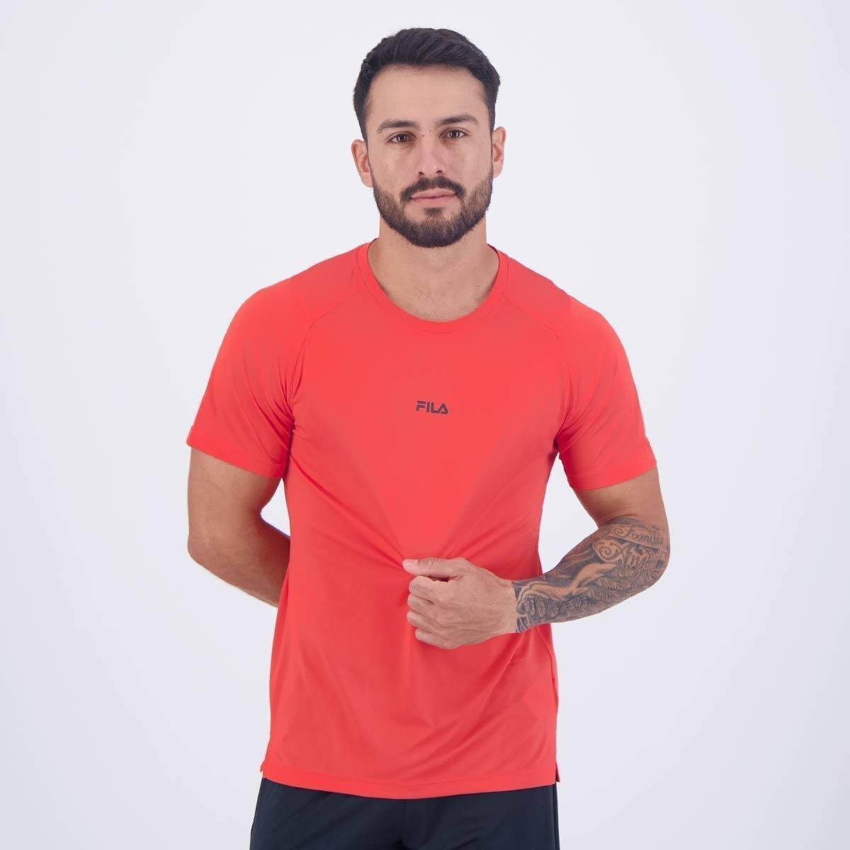 Camiseta Fila Future Sports Basic Vermelha Menor preço em Camiseta Fila Future Sports Basic Vermelha