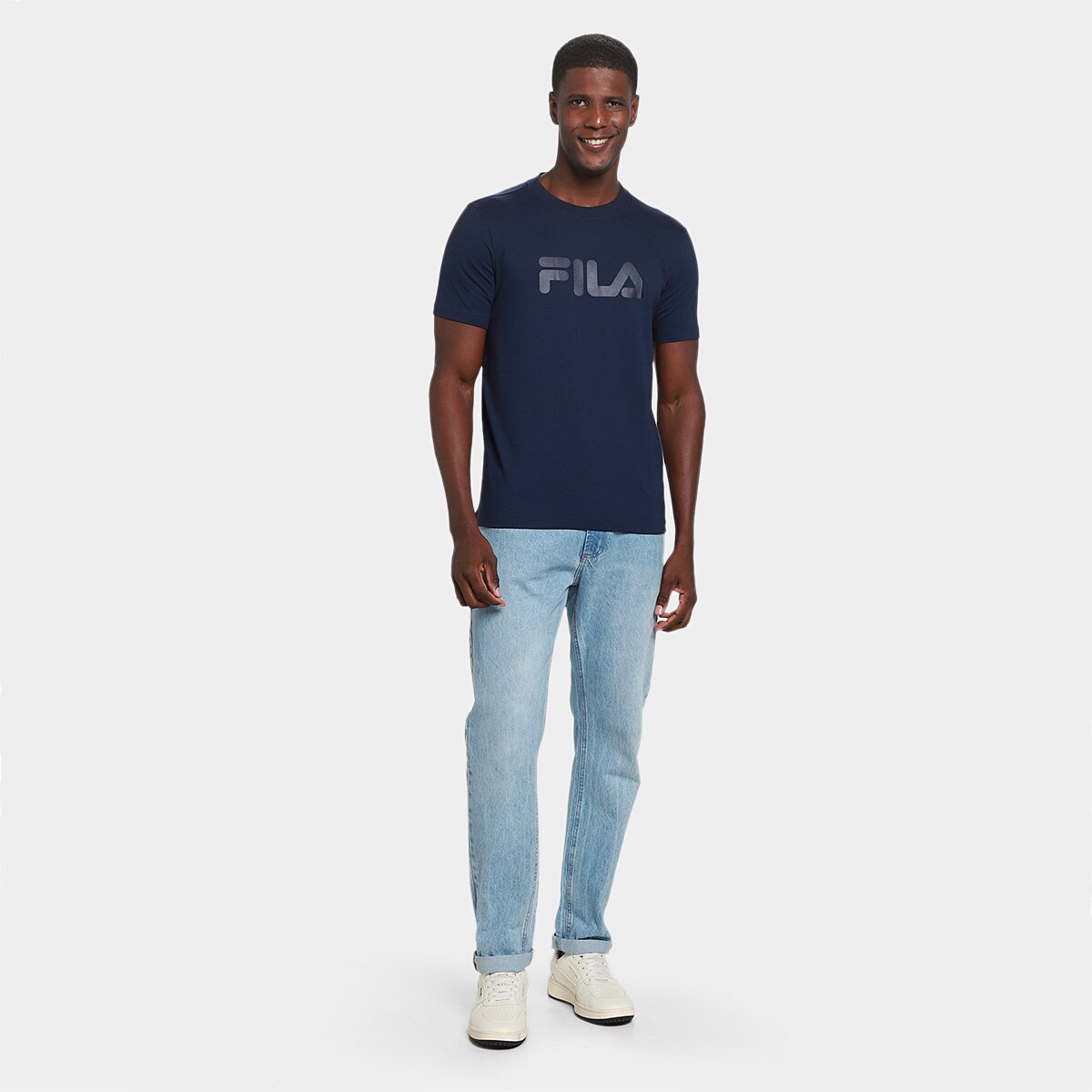 Camiseta Fila Letter Masculina - 3