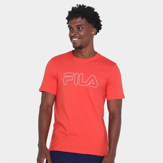 Camiseta Fila Letter Outline Masculina