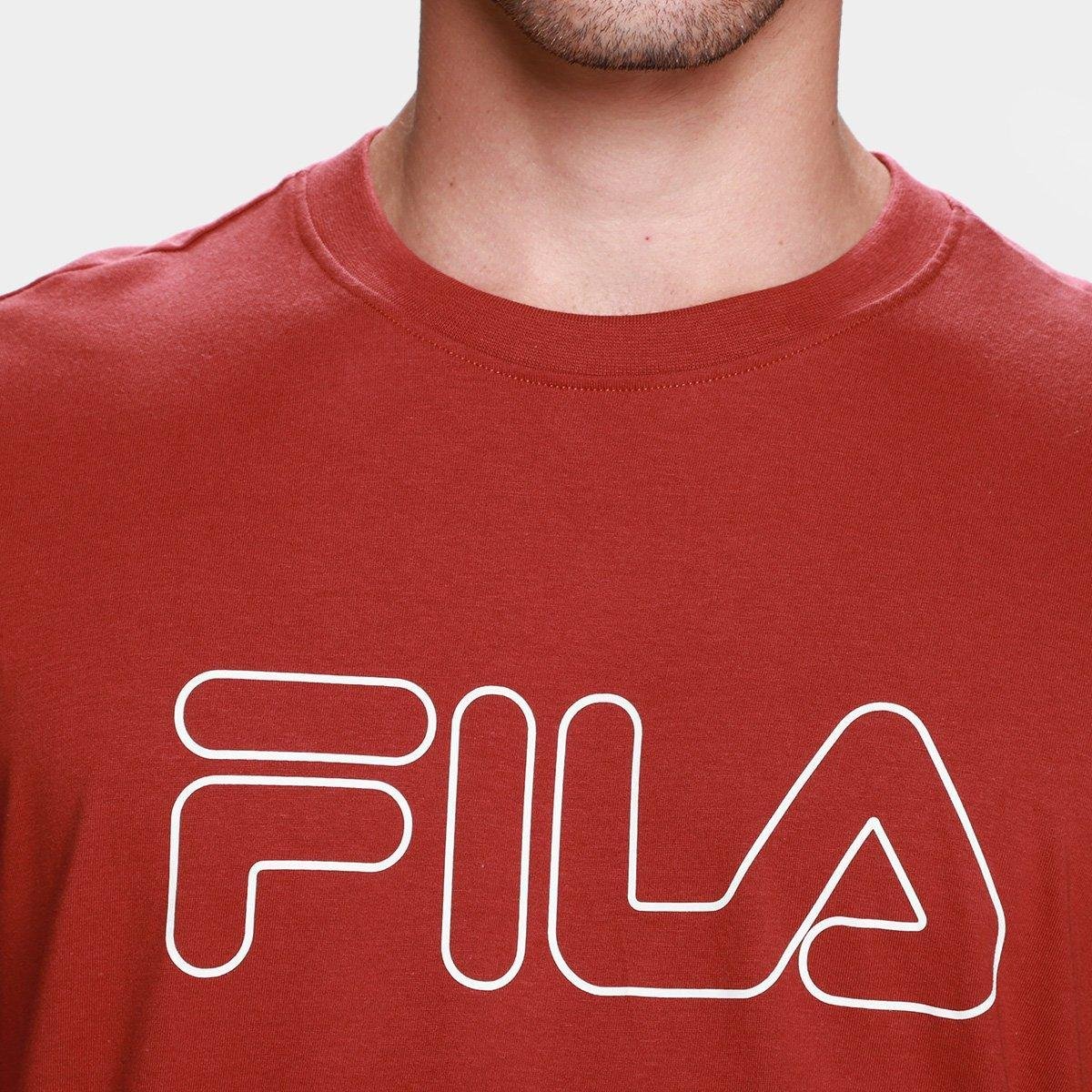 Camiseta Fila Letter Outline Masculina - 2