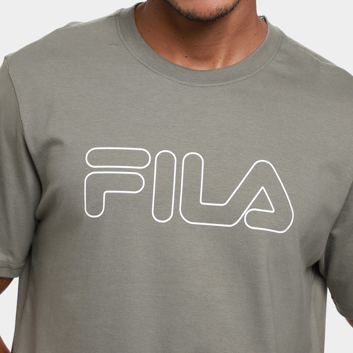 Camiseta Fila Letter Outline Masculina - 2