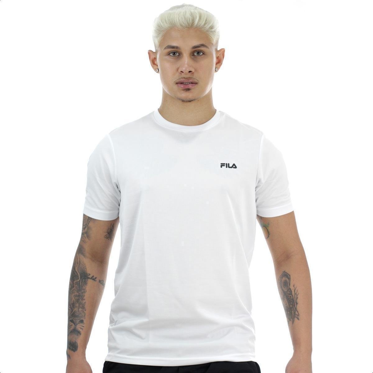 Camiseta Fila Myler Branca - Masculina Menor preço em Camiseta Fila Myler Branca - Masculina