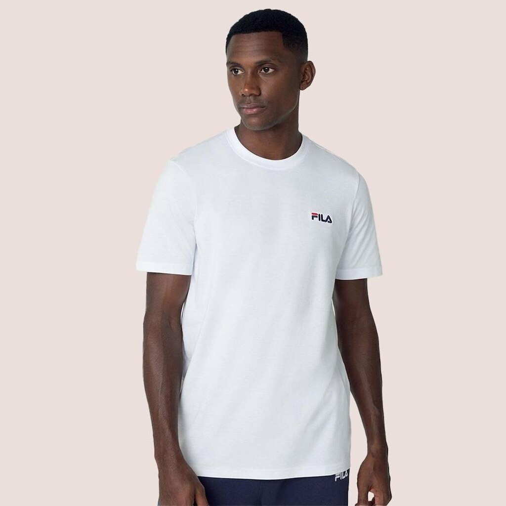 Camiseta Fila Regular Classic Conforto Com Tecido Premium